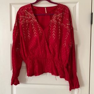 Free People Counting Stars Crossover Top